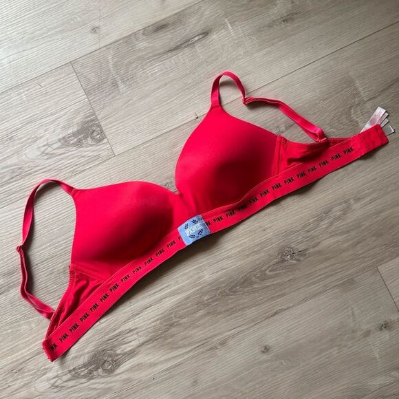 PINK Victoria’s Secret Lightly Lined Wireless Bra Size 34D - Picture 5 of 8